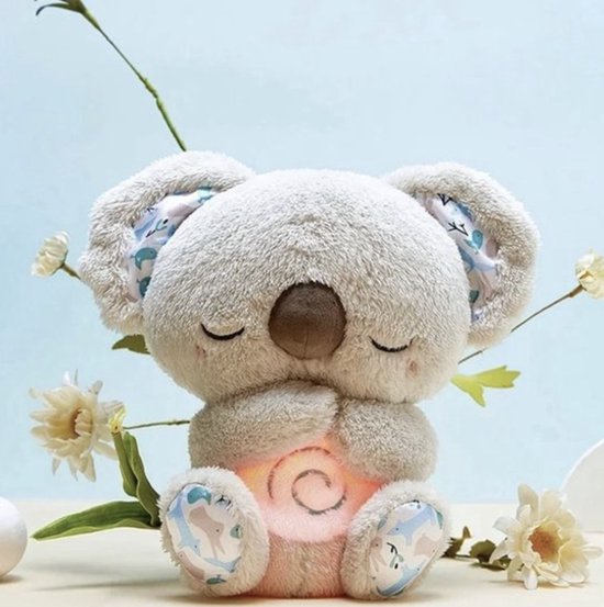 Beruhigendes Plüsch-Kuscheltier mit Atemrhythmus & Schlafklang – Snoozie