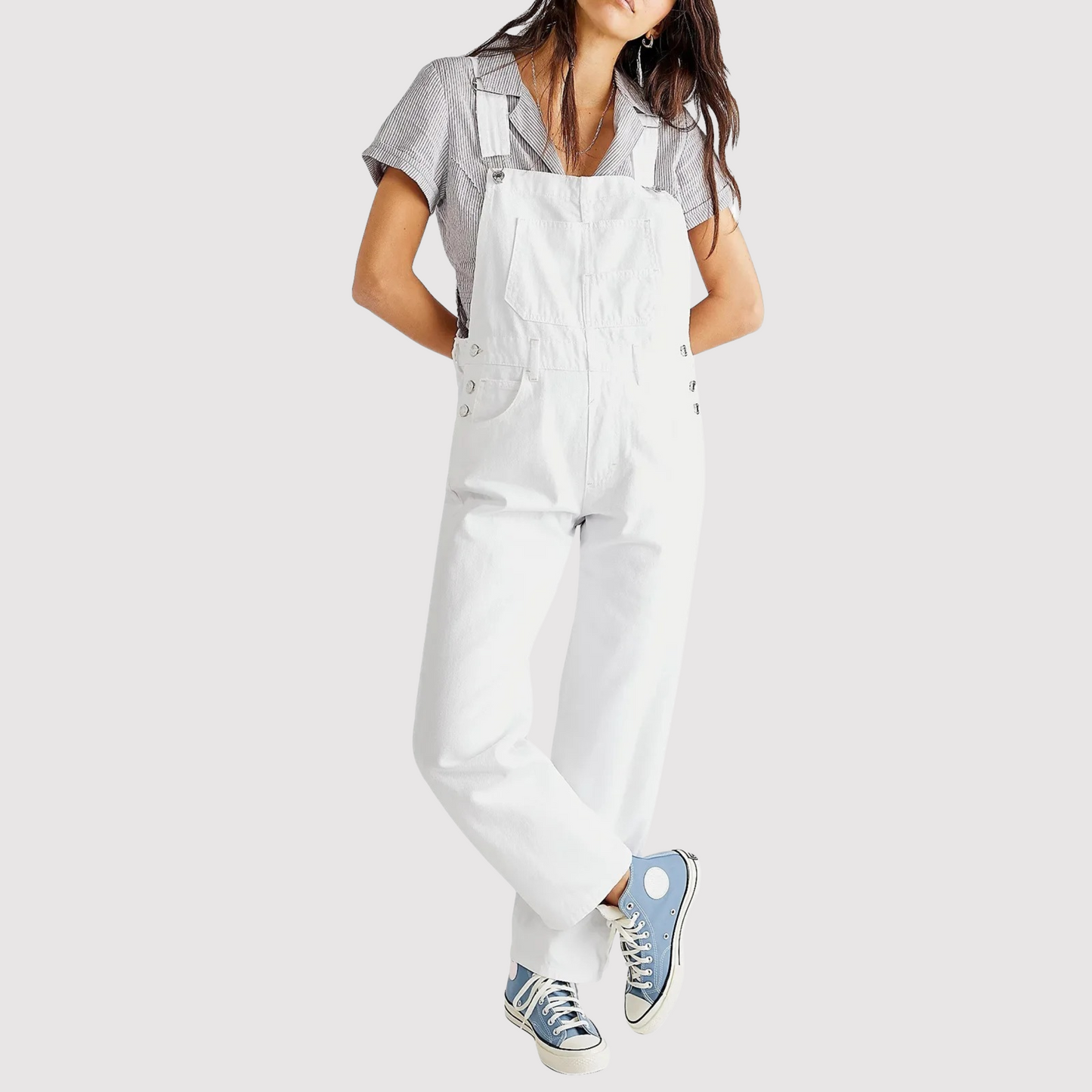 Denim Damen Latzhose mit Relaxed Fit – Serena