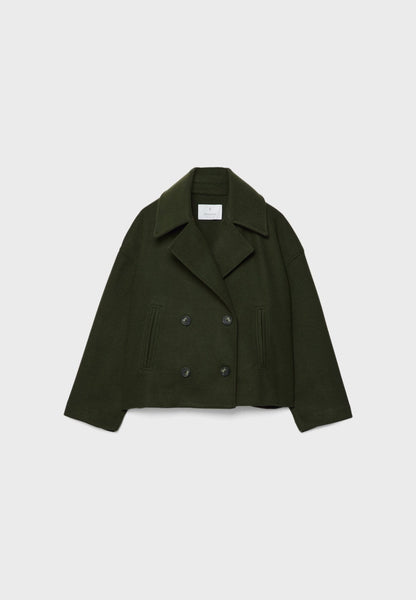 Herbstliche Kurzjacke im Doppelreiher-Stil – Clara