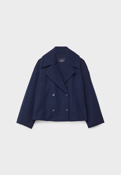 Herbstliche Kurzjacke im Doppelreiher-Stil – Clara