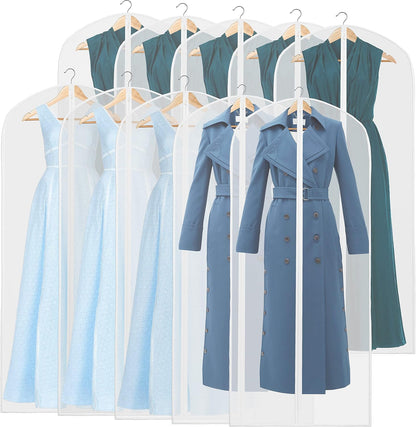 Herbstliche Klare Ganzkörper-Kleidersäcke – 10er-Pack Anzug- und Kleid-Aufbewahrungstaschen (Kaufe 1, Erhalte 1 GRATIS)