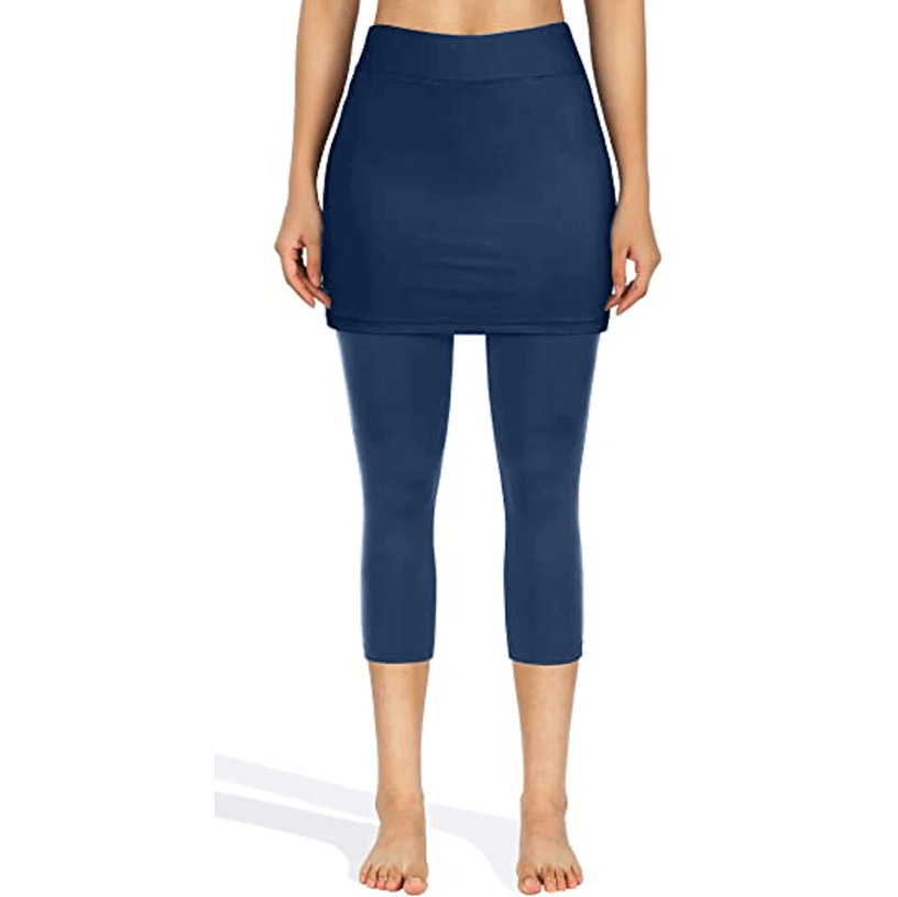Herbstliche Rock-Leggings mit praktischen Seitentaschen – Mireille