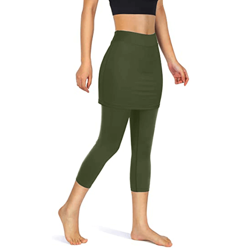 Herbstliche Rock-Leggings mit praktischen Seitentaschen – Mireille