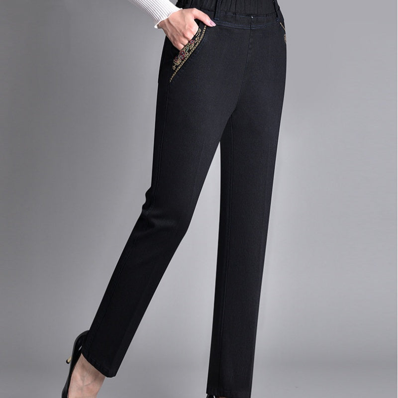 Herbstliche Push-up Jeans - Ella mit warmem Innenfutter und perfektem Sitz!