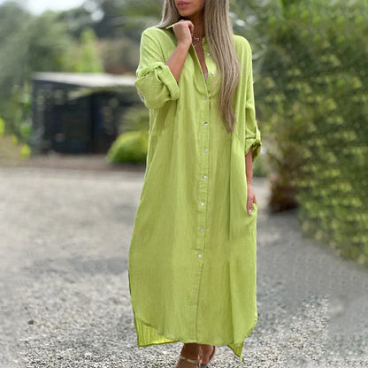 Luftige Polo-Shirtkleid Damen – Marlene