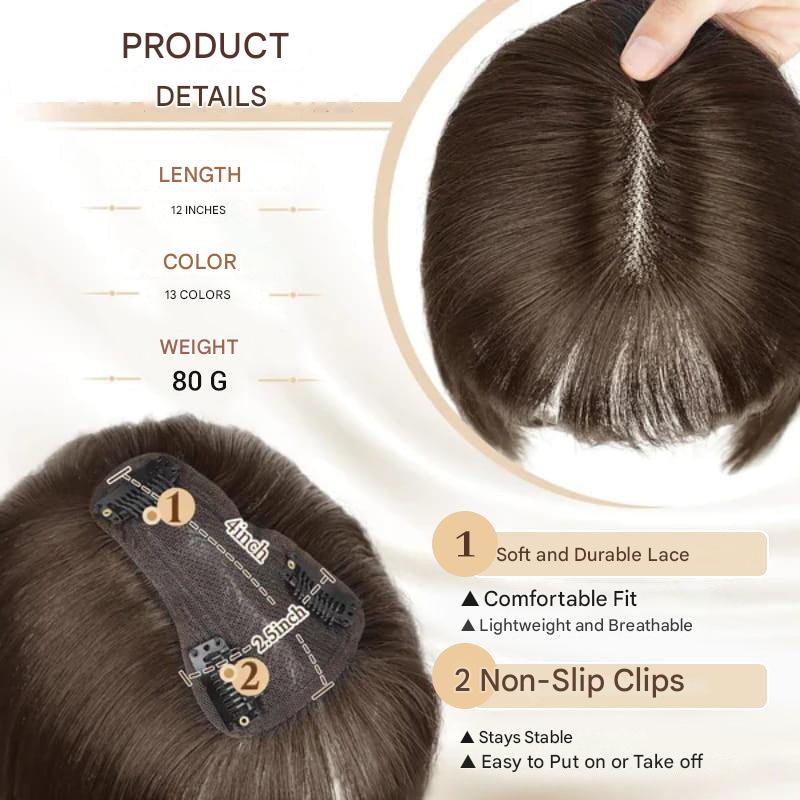 Clip-in Haarteil mit Ponys – Livia