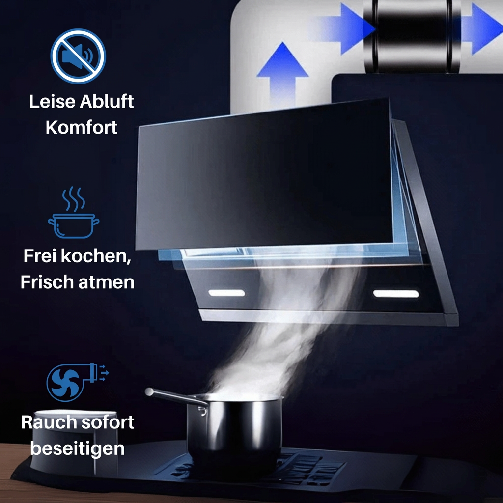 Leiser Abluftventilator für Frischluft und Belüftung, Badezimmer und Küche
