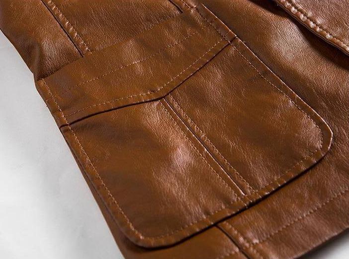 Herren-Lederblazer – Leonardo Herbstedition
