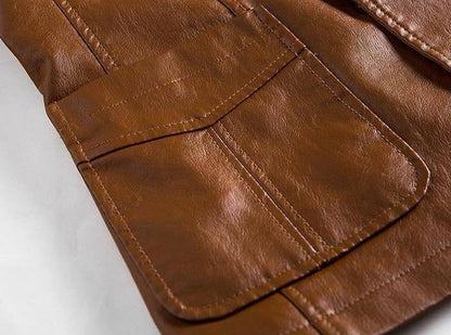Herren-Lederblazer – Leonardo Herbstedition