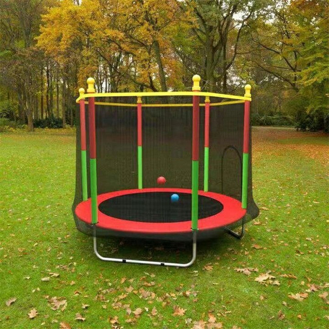 Kindertrampoline mit Sicherheitsnetz – Jumpie KidsTramp