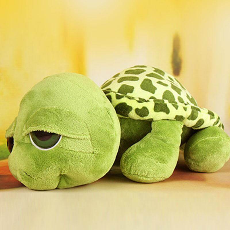 Weiches Plüsch-Schildkrötenkuscheltier mit realistischem Design – Kuschelpanzli