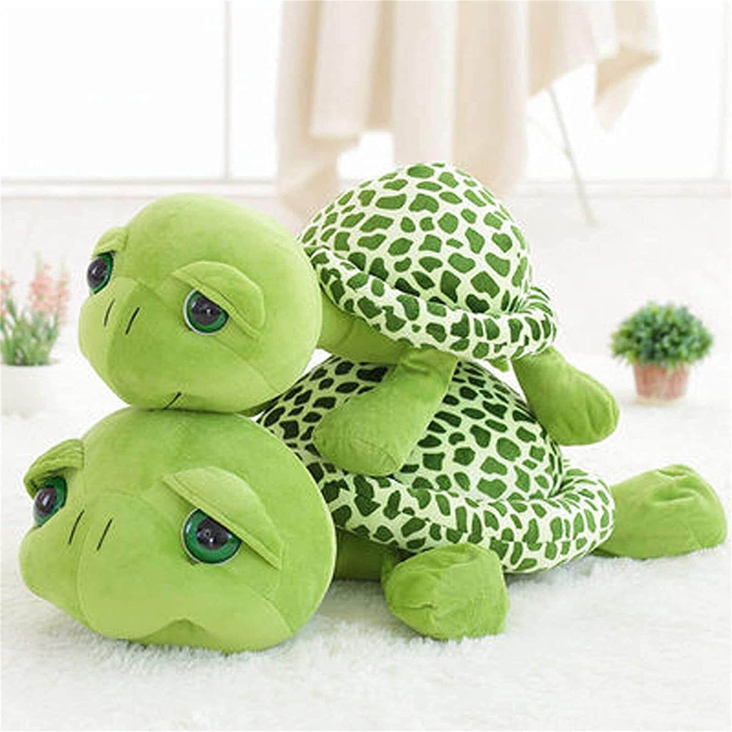 Weiches Plüsch-Schildkrötenkuscheltier mit realistischem Design – Kuschelpanzli