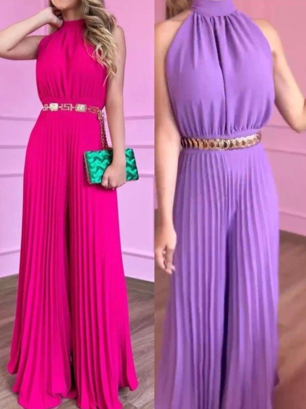 Plissee-Jumpsuit – Gaia | Wunderschöner luftiger Sommerlook