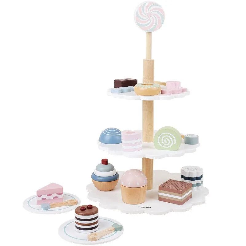 Kreatives Holzspielzeug-Set für Kinderrollenspiele & Lernspaß