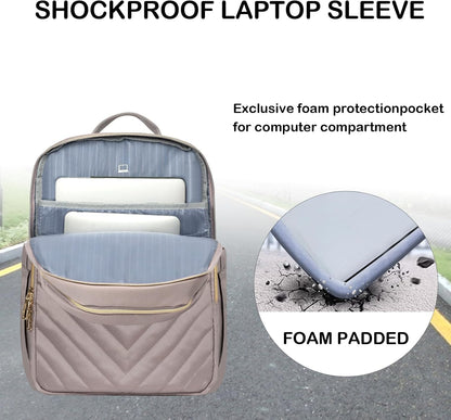 Leichter Wasserdichter Laptop-Rucksack mit USB-Anschluss – 15,6" kompatibel