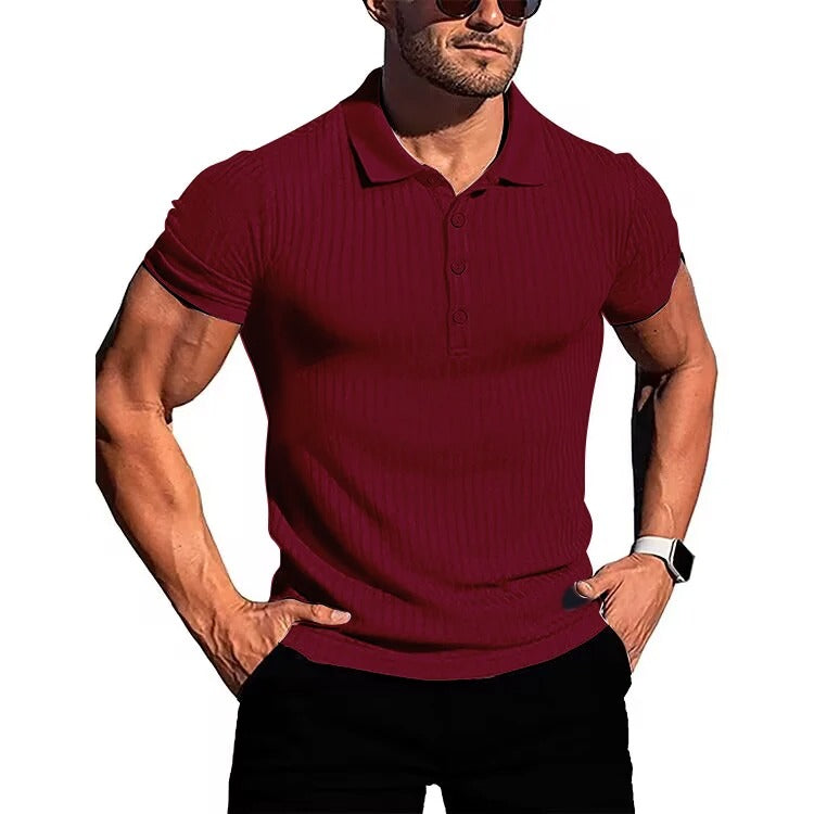 Bequem & Stilvoll Atmungsaktives Herren Poloshirt mit Knopfleiste – Nevan