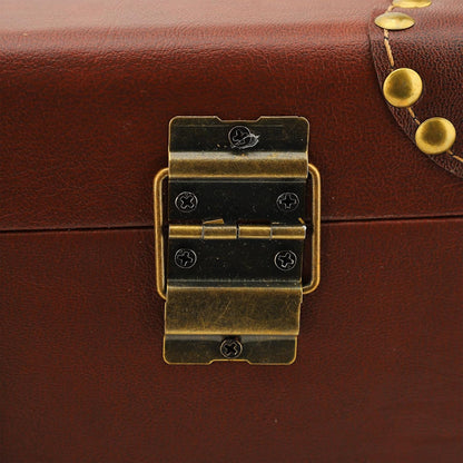 Vintage Leder-Overnight-Handgepäckkoffer mit Legierungsschloss – Heritage Braun