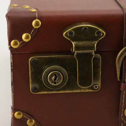 Vintage Leder-Overnight-Handgepäckkoffer mit Legierungsschloss – Heritage Braun