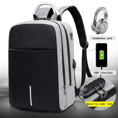Wasserdichter Anti-Diebstahl-Rucksack mit USB-Ladeanschluss – SafeCarry